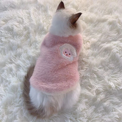 Pull doux et chaud pour chat