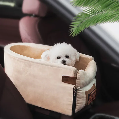 Armrest™ : Couchage confortable de voyage pour petit chien et chat