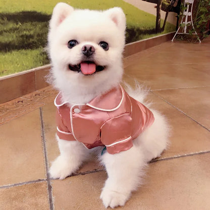 Pyjama en soie pour chien