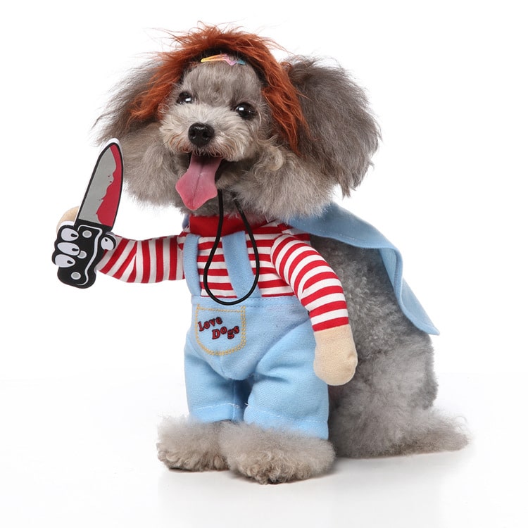 Déguisement chucky pour chien et chat