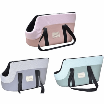 Différents coloris de notre sac d'épaule pour animaux