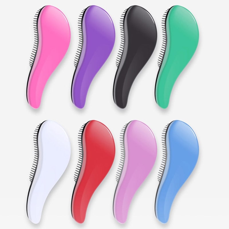 Différents coloris de notre brosse design pour animaux