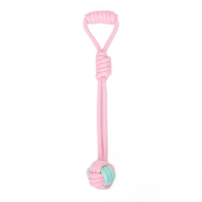 1ère corde rose à mâcher de notre lot