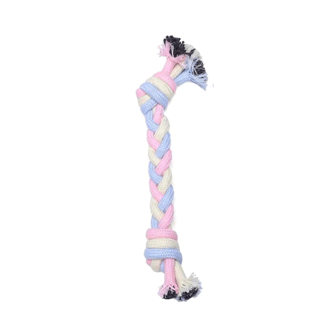 Corde 4 de notre lot de cordes à mâcher pour chien - édition guimauve