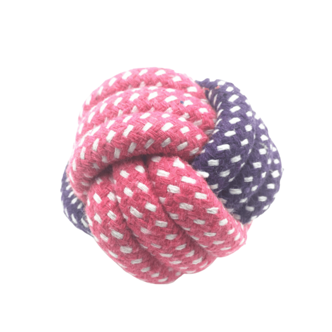 4eme corde rose à mâcher pour chien