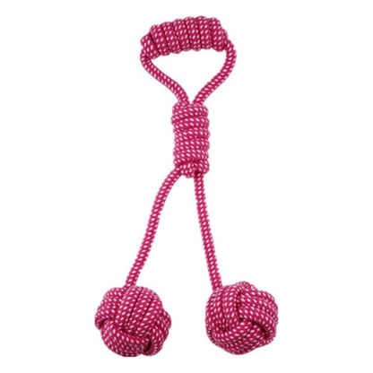 5eme corde rose à mâcher pour chien