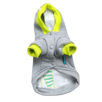 Pull à capuche crocodile pour chien