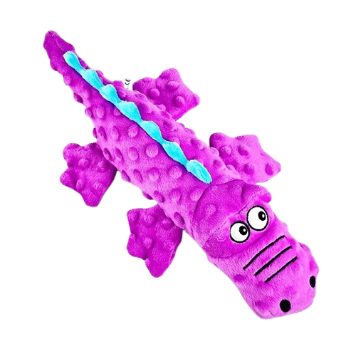 Jouet à mâcher pour chien - Crocodile rose