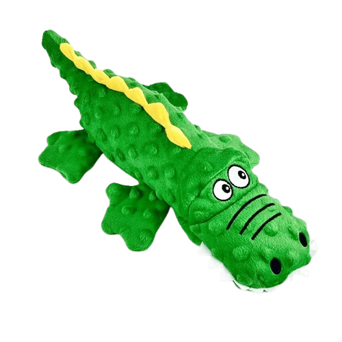 Jouet à mâcher pour chien - Crocodile vert