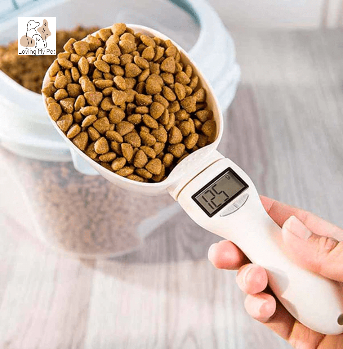 Cuillère balance électronique pour croquettes