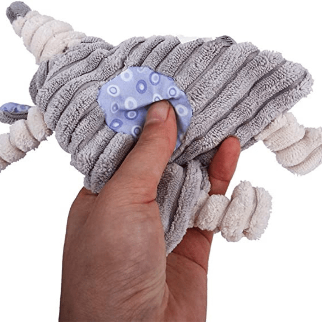 Peluche en forme de souris pour chien