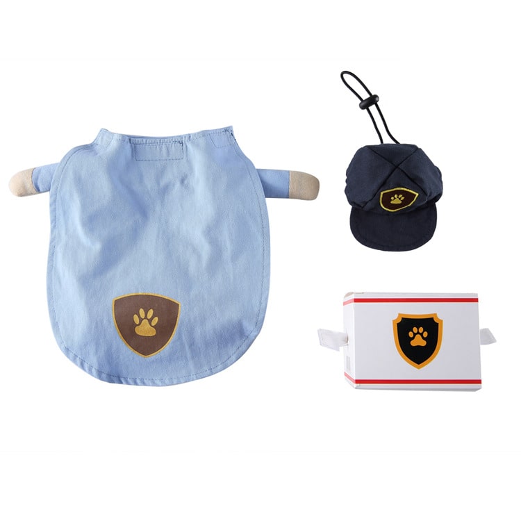 Détails de notre déguisement pour chat et chien - Livreur