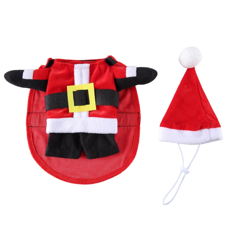 Déguisement pour chat et chien - Père Noël
