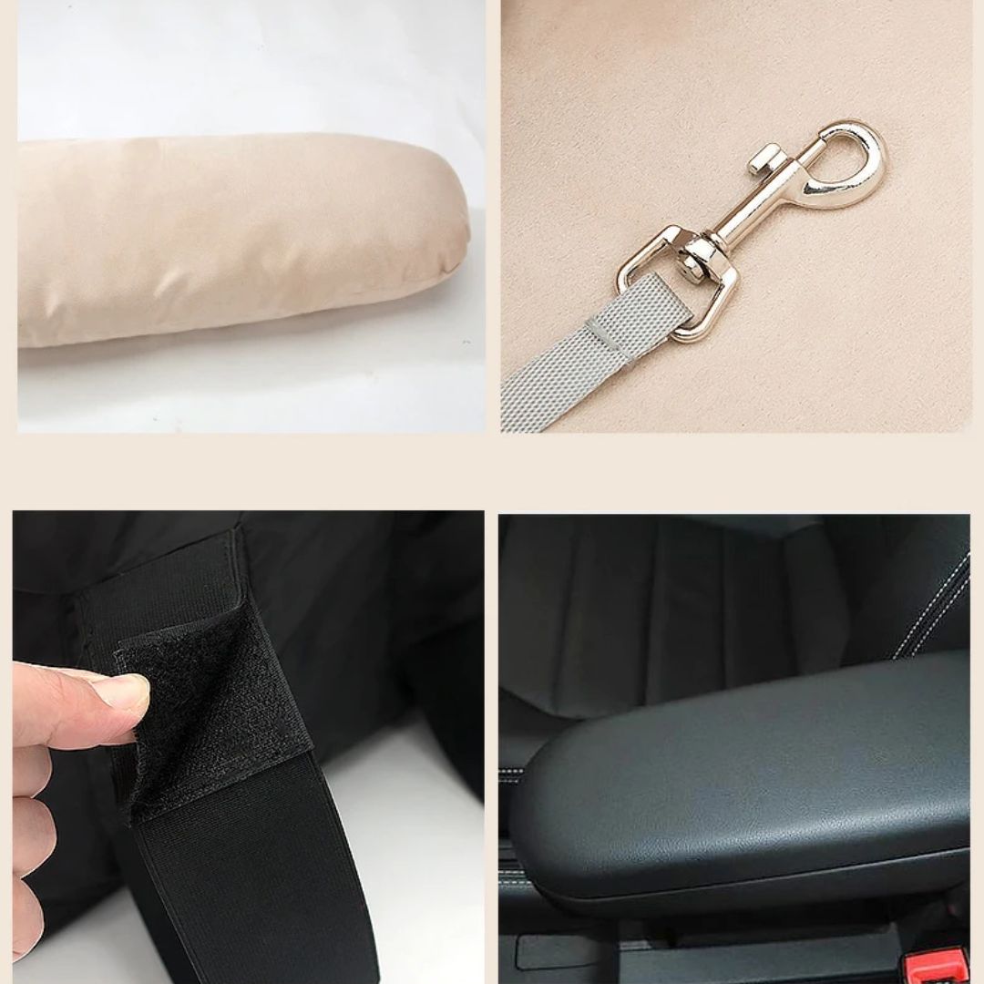 Détails de notre couchage confortable de voyage pour petit chien et chat