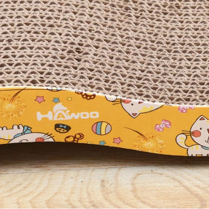 Détails de notre griffoir horizontal pour chat