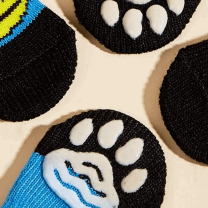 Détails de nos chaussettes pour chien Canard