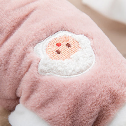 Détails de notre pull doux et chaud pour chat