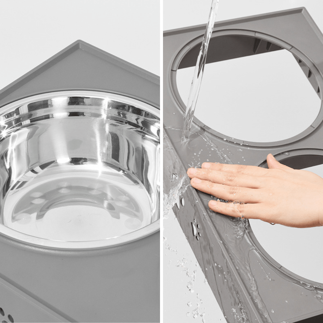 Mangeoire pour chien conçu avec des matériaux de qualité