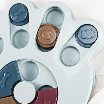Détails du puzzle interactif à croquettes pour chien et chat