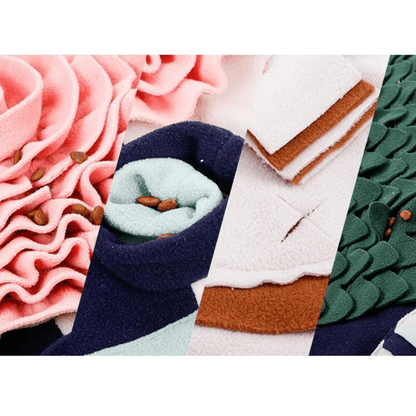 Détails de notre tapis de fouille pour chien - Snuffle Mat