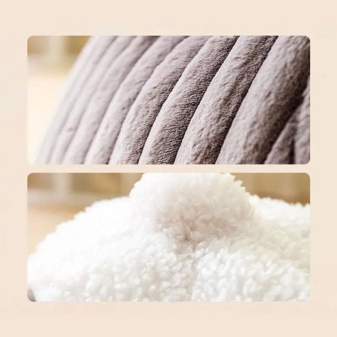 Couchage hivernal et doux pour chat facile à entretenir