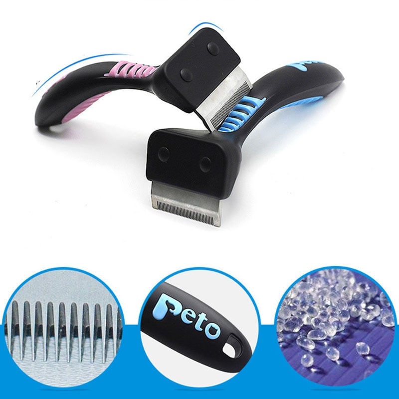 Brosse d'épilation ergonomique pour animaux