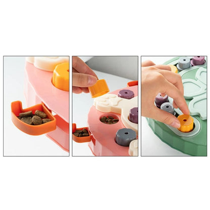 Détails de notre puzzle anti-glouton interactif pour chien et chat