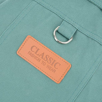 Détails sur notre veste verte Denim de printemps pour chien