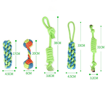 Dimensions de nos cordes à mâcher pour chien