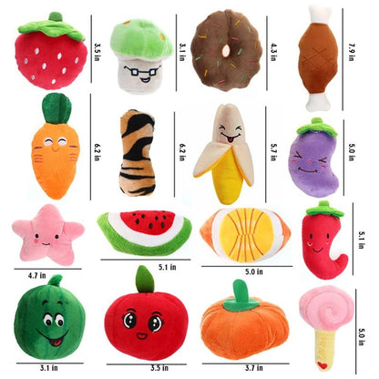 Dimensions lot de peluche pour chien