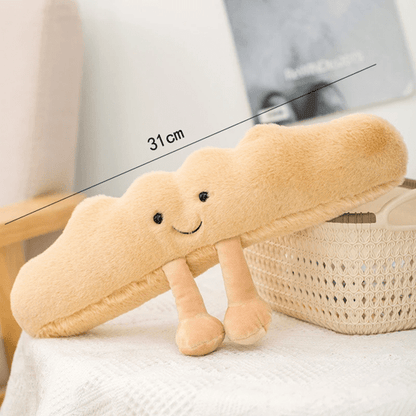 Dimensions de notre peluche pour chien baguette