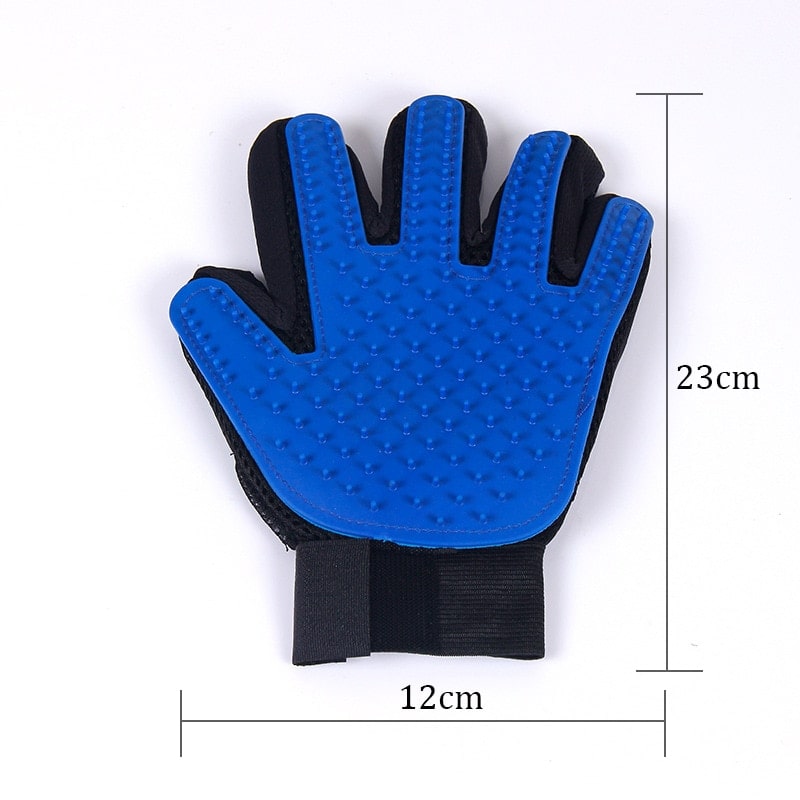 Dimensions de notre gant de brossage pour animaux