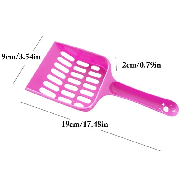 Dimensions de notre pelle à litière simple pour chat