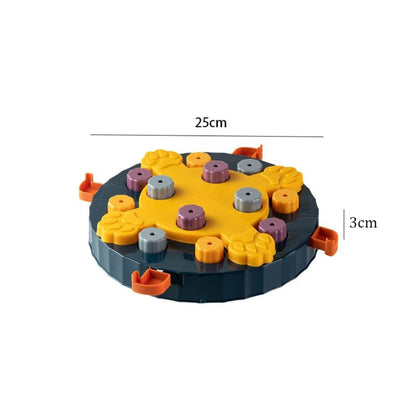 Dimensions de notre puzzle anti-glouton interactif pour chien et chat