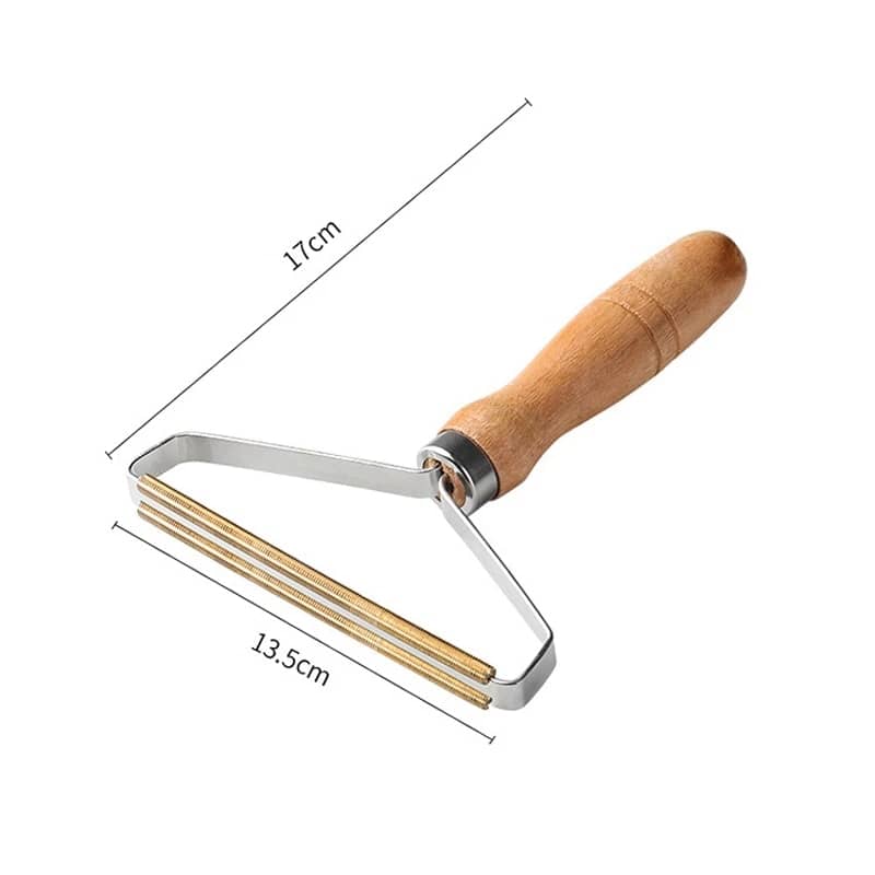 Dimensions de la brosse rasoir anti poils pour animaux