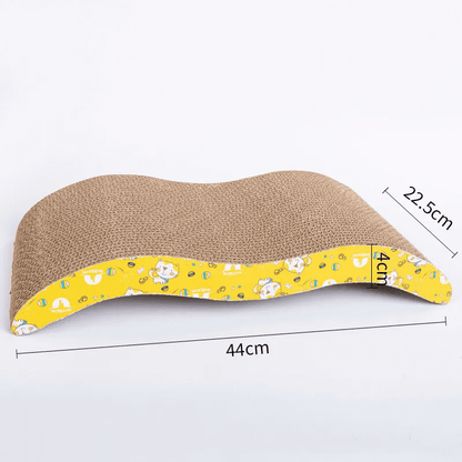Dimensions de notre griffoir horizontal pour chat - Double vague
