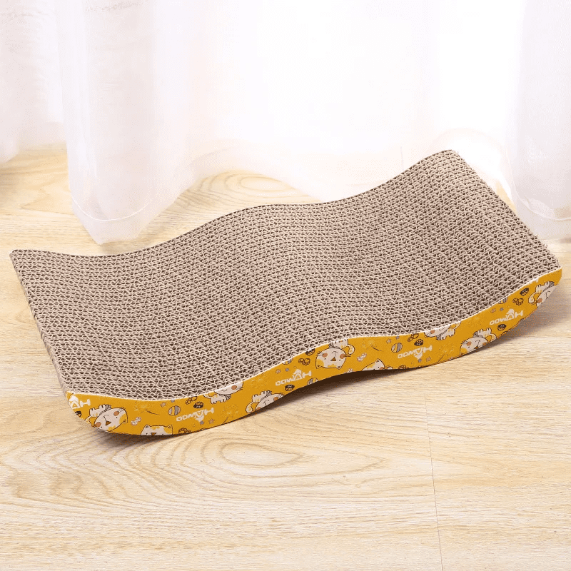 Griffoir horizontal pour chat - Double vague