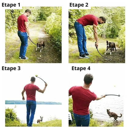 Lanceur de balles manuel pour chien