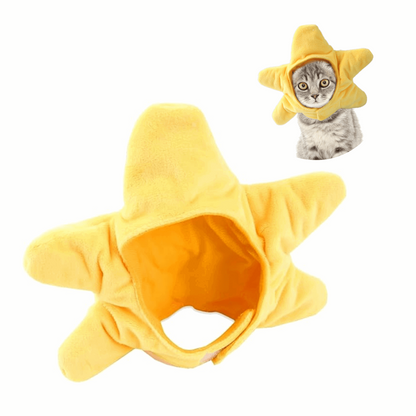 Déguisement de tête étoile pour chat