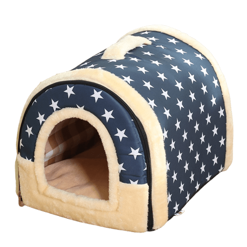 Niche d'intérieur pliable étoiles (1) pour chat et chien