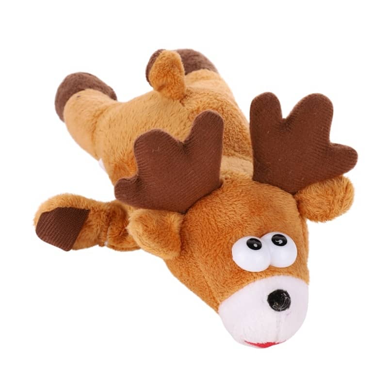 Peluche en forme de cerf pour chien