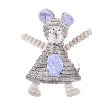 Peluche en forme de souris pour chien