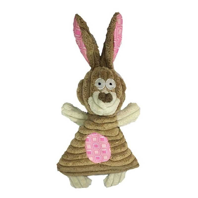 Peluche en forme de lapin pour chien