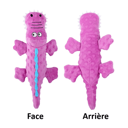 Jouet à mâcher pour chien - Crocodile rose