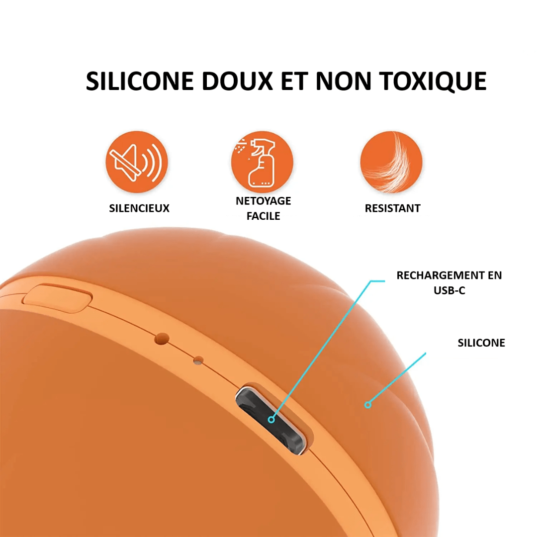 Fonctionnalité de notre balle automatique à plume pour chat