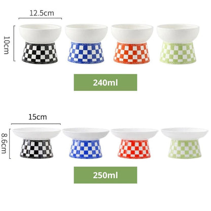 Deux dimensions pour de notre gamelle céramique design pour chat