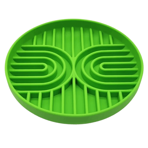 gamelle anti-glouton en silicone couleur vert