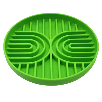 gamelle anti-glouton en silicone couleur vert