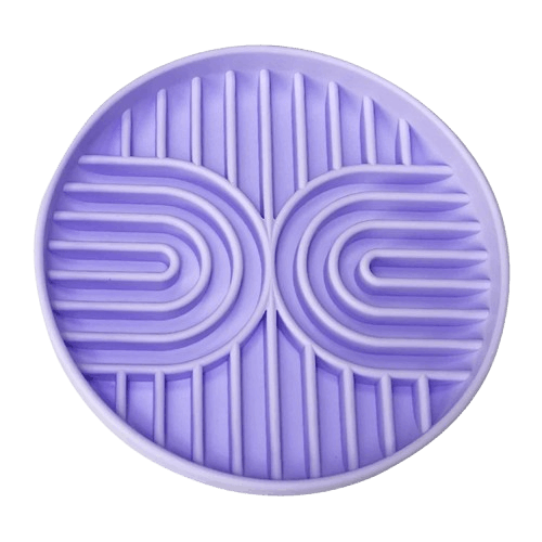 gamelle anti-glouton en silicone couleur violet