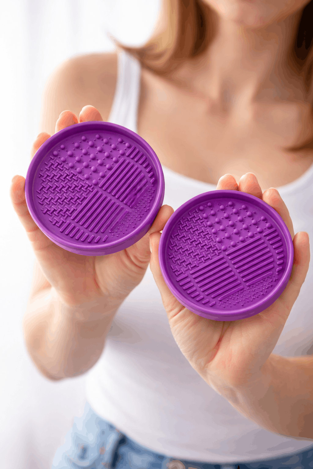 petites gamelles anti-glouton violettes
